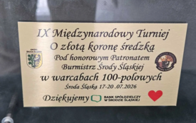 Galeria aktualności Bank Sp&oacute;łdzielczy w Środzie Śląskiej sponsorem IX Międzynarodowego Turnieju &bdquo;Złota Korona Średzka&rdquo; 1