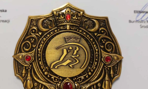 Zdjęcie do Podziękowanie i pamiątkowy medal HMT 8 Bieg o Skarb Średzki