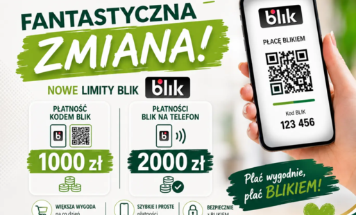 Nowe limity BLIK w Banku Spółdzielczym w Środzie Śląskiej
